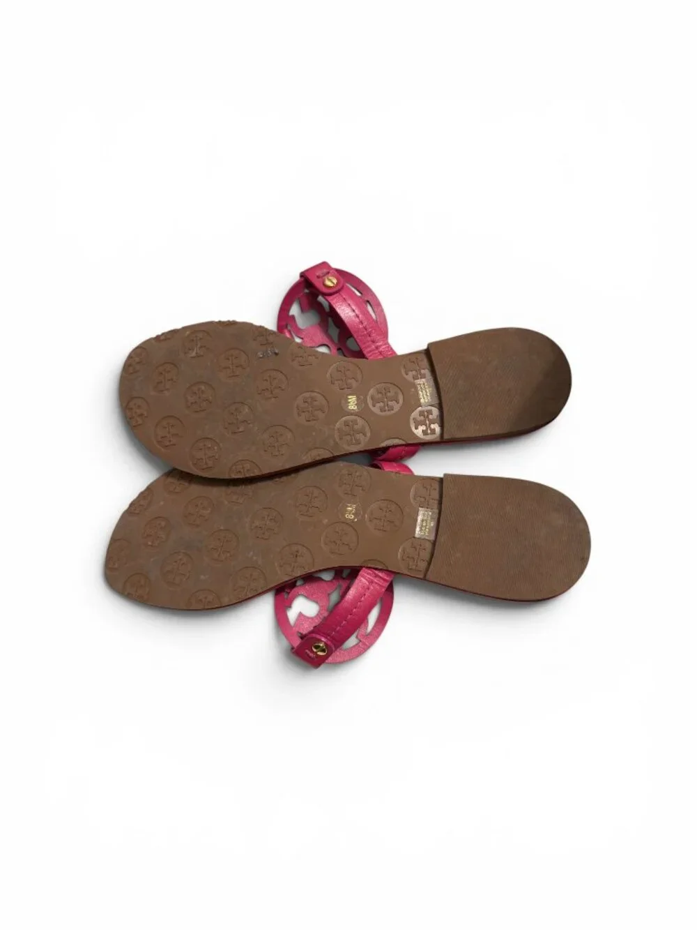 Tory Burch Dark Fuschia Miller Sandals 8.5